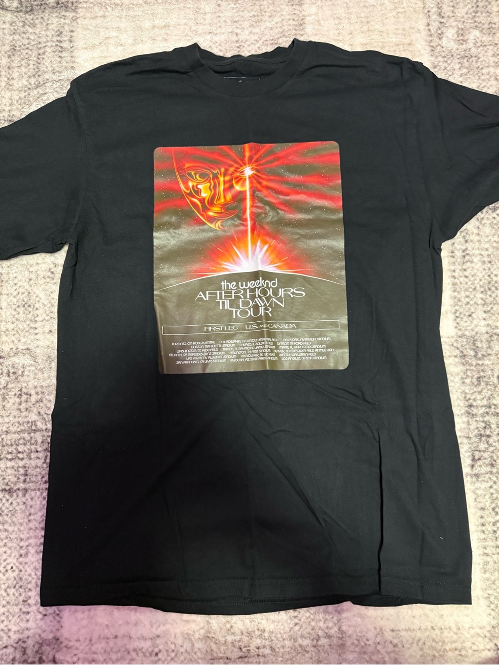 After Hours Til Dawn Tour Graphic Tee - Black